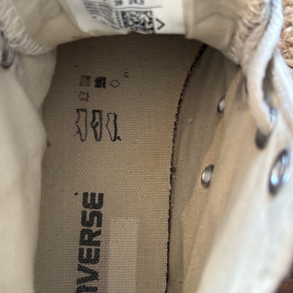 CConverse Chuck‎ Taylor Sz 8 Womens All Star Grey Suede Leather Studded High Top - Picture 4 of 10